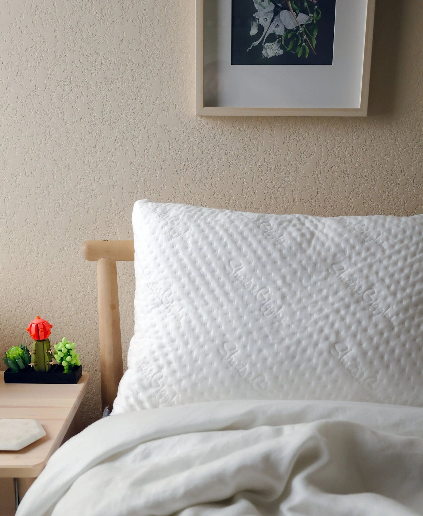 Natural Cooling Pillow, by | Plant-Based, Adjustable