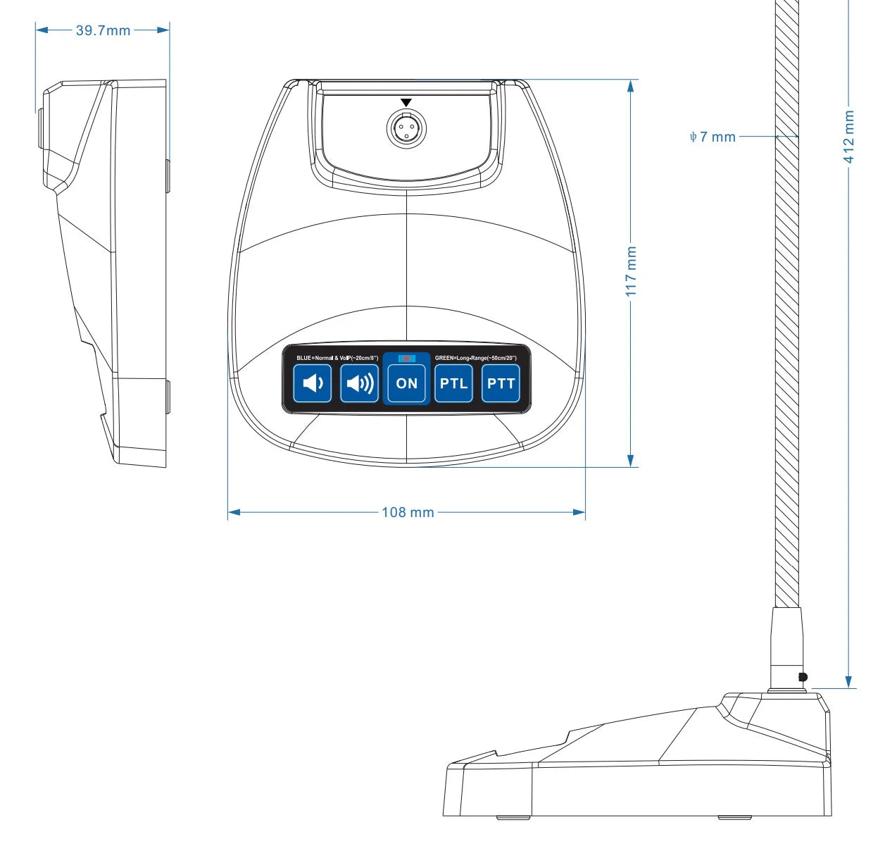 USB 3-In-1 Tablemike